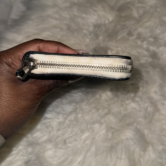 Balenciaga Fall 2016 blue stripes wallet pre-owned used - Picture 11 of 13